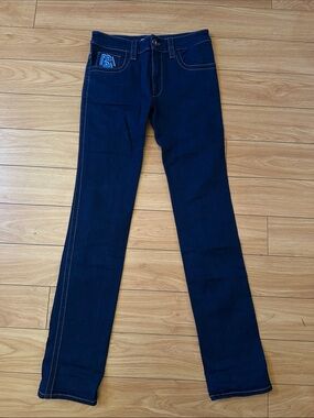 Prada Navy Blue Denim Skinny Jeans